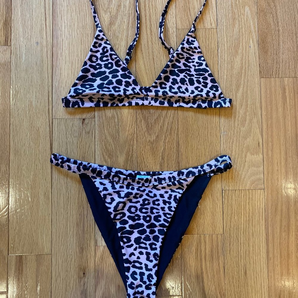 Nastygal Cheetah print Bikini